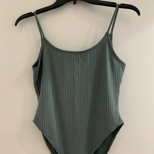Sage Green Cami Bodysuit